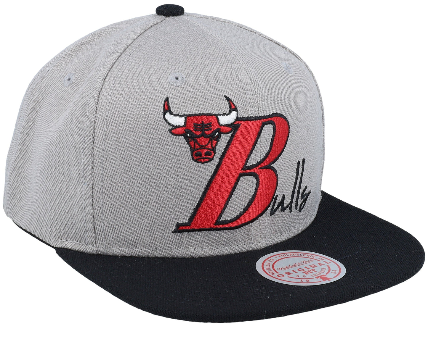 Mitchell & Ness Men's NBA Top Letter Snapback Bulls Snapback Caps