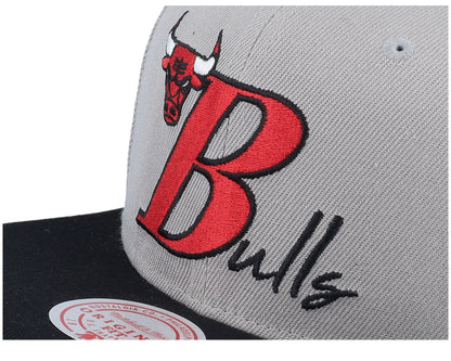 Mitchell & Ness Men's NBA Top Letter Snapback Bulls Snapback Caps