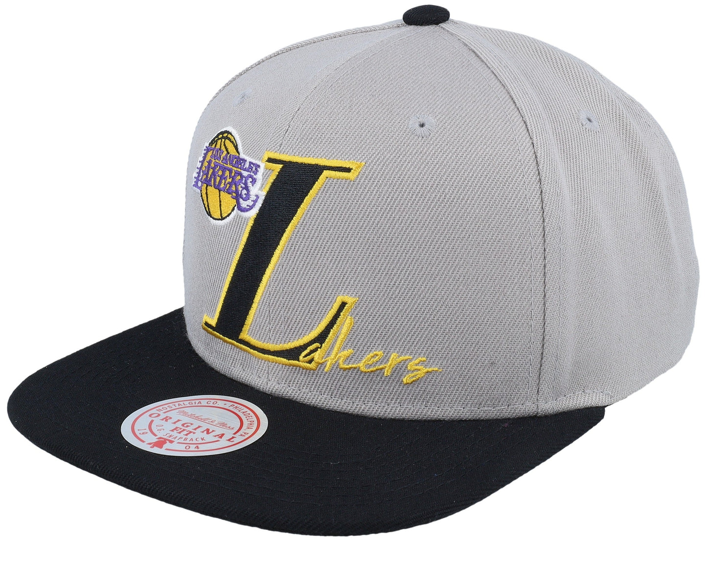 Mitchell & Ness Men's NBA Top Letter Snapback Lakers