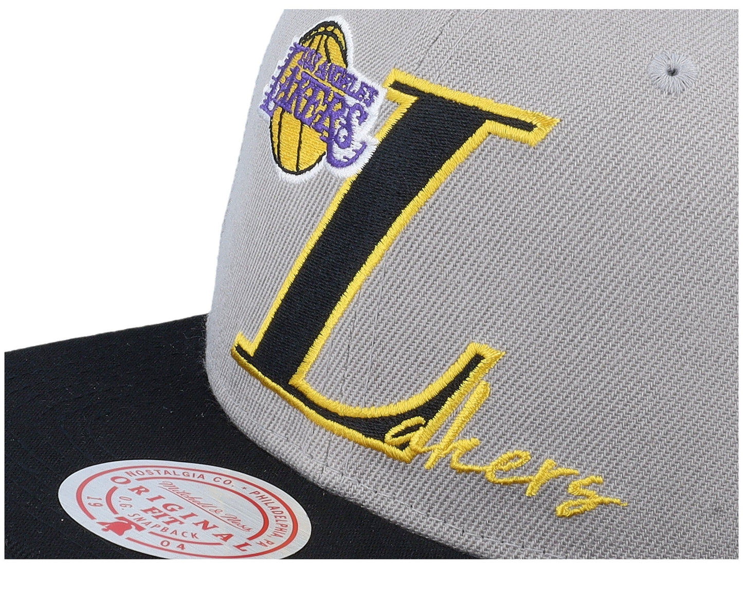 Mitchell & Ness Men's NBA Top Letter Snapback Lakers