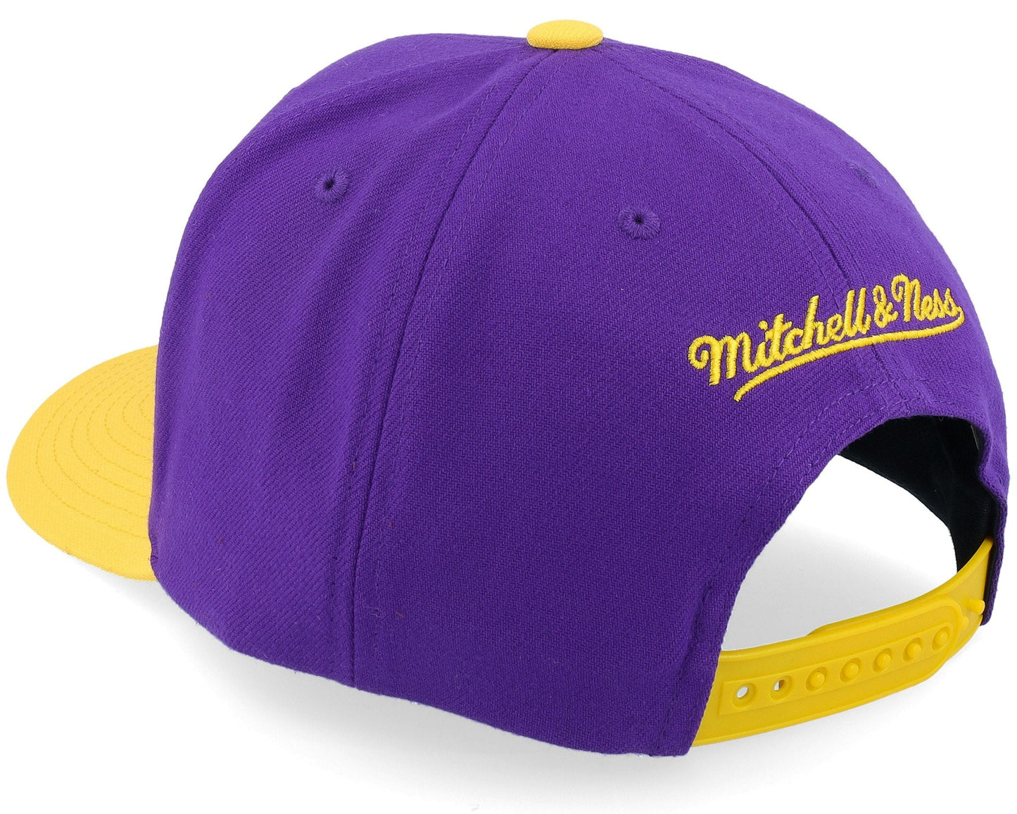 Mitchell & Ness Men's NBA Boom Text Pro Snapback Lakers Snapback Caps