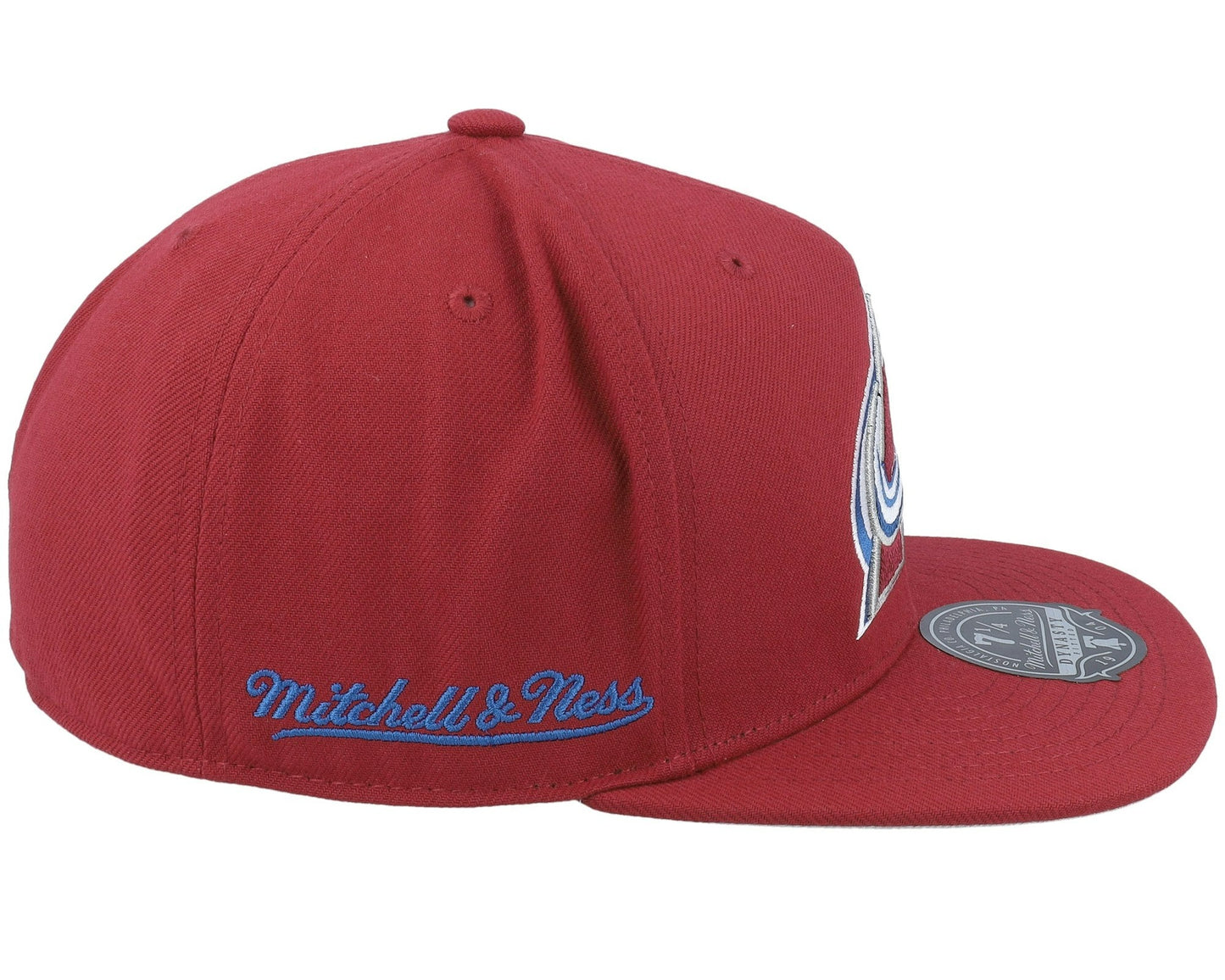 Mitchell & Ness Men's NHL Side Patch Fitted Avalanche Fitted Caps