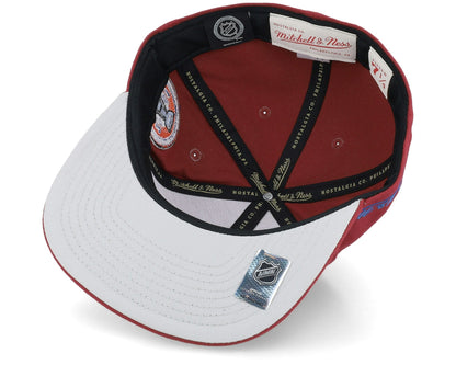 Mitchell & Ness Men's NHL Side Patch Fitted Avalanche Fitted Caps
