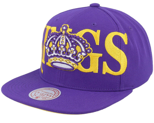 Mitchell & Ness Men's NHL Full Frontal Snapback Vntg Kings Snapback Caps