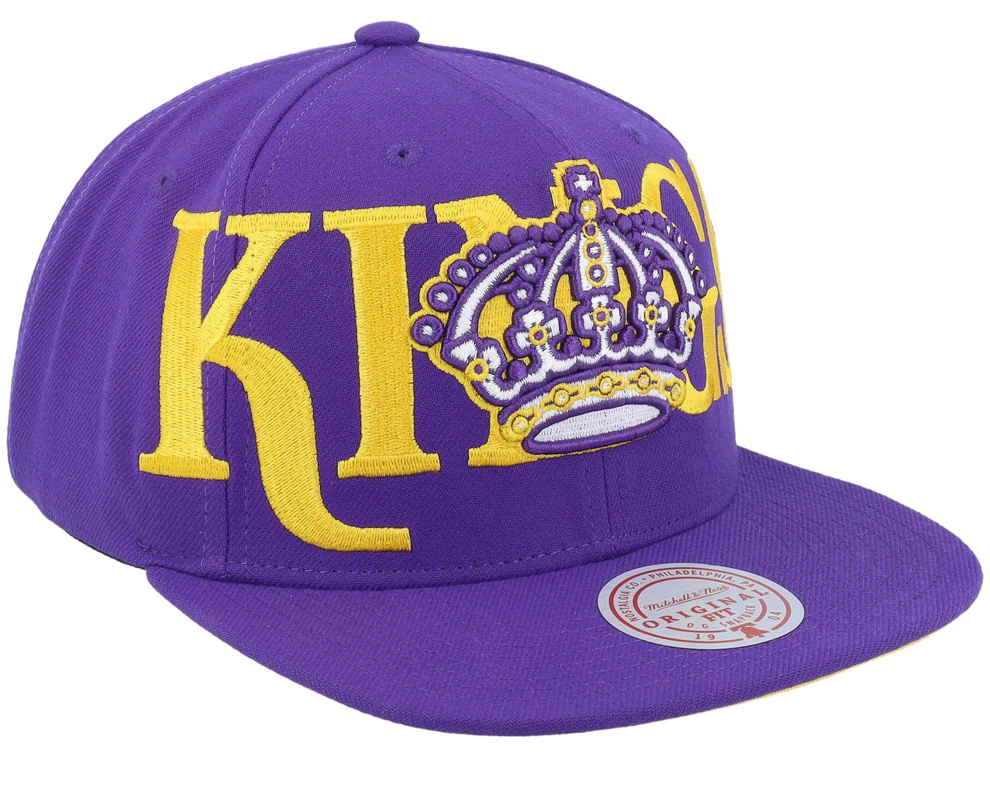 Men's Mitchell & Ness Nhl Full Frontal Snapback Vntg Kings - Purple