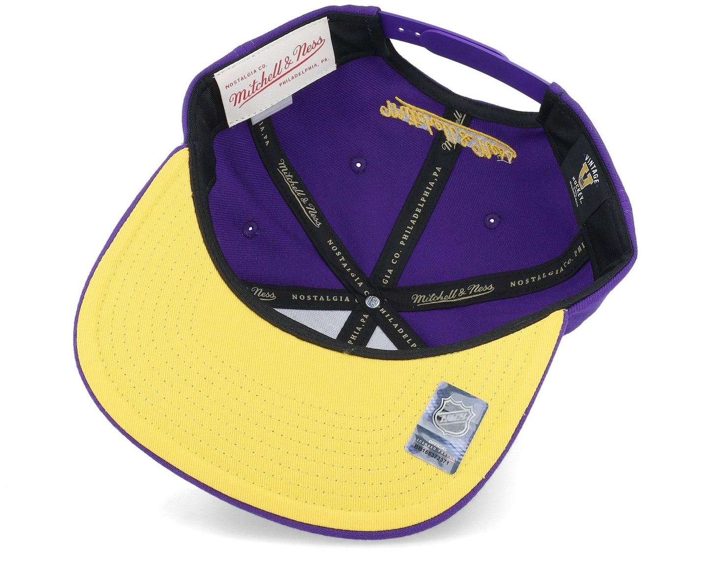 Men's Mitchell & Ness Nhl Full Frontal Snapback Vntg Kings - Purple