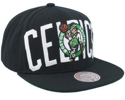 Mitchell & Ness Men's NBA Full Frontal Snapback Celtics Snapback Caps