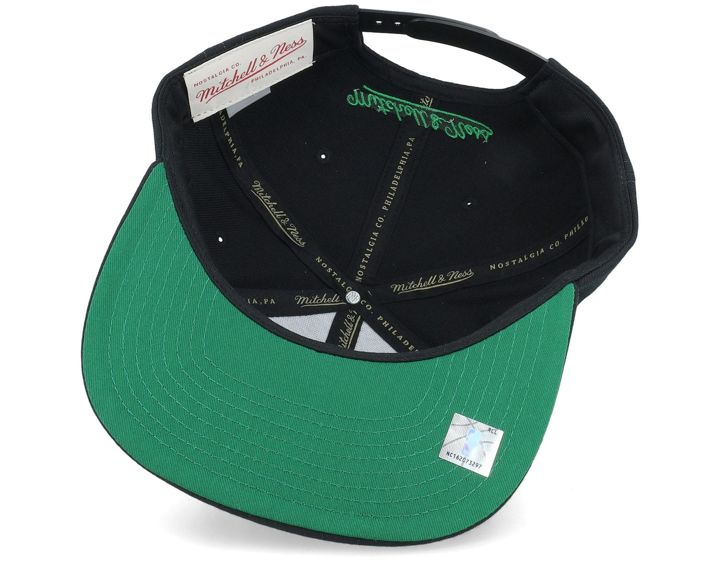 Mitchell & Ness Men's NBA Full Frontal Snapback Celtics Snapback Caps