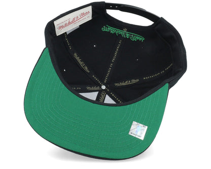 Mitchell & Ness Men's NBA Full Frontal Snapback Celtics Snapback Caps