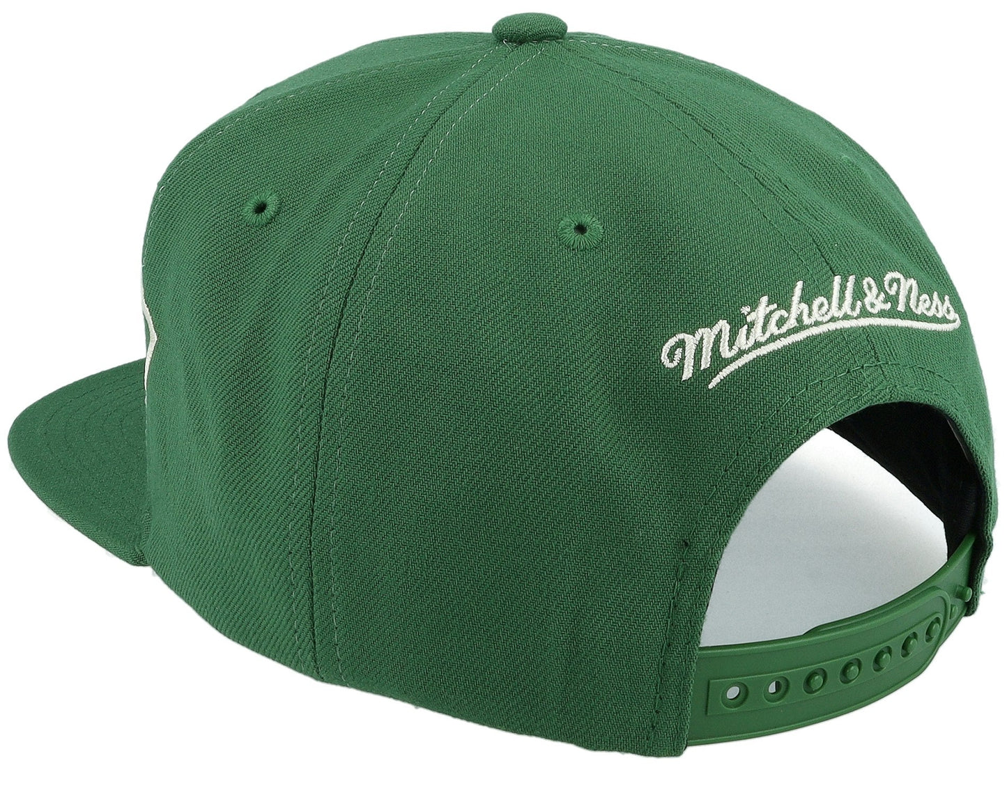 Men's Mitchell & Ness NBA Full Frontal Snapback Bucks - Green