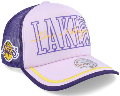 Mitchell & Ness Men's NBA Team Royalty Trucker Lakers Hats
