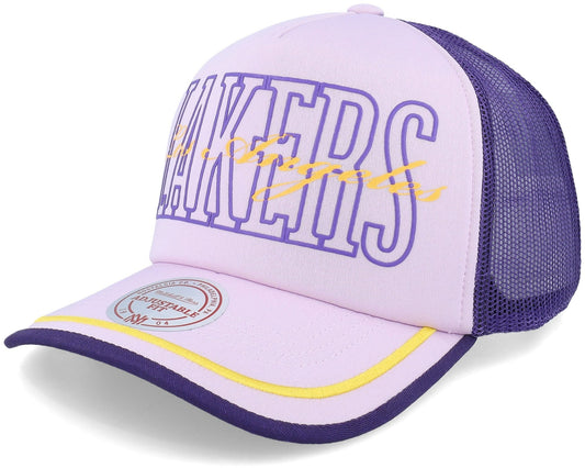 Men's Mitchell & Ness NBA Team Royalty Trucker Lakers - Purple