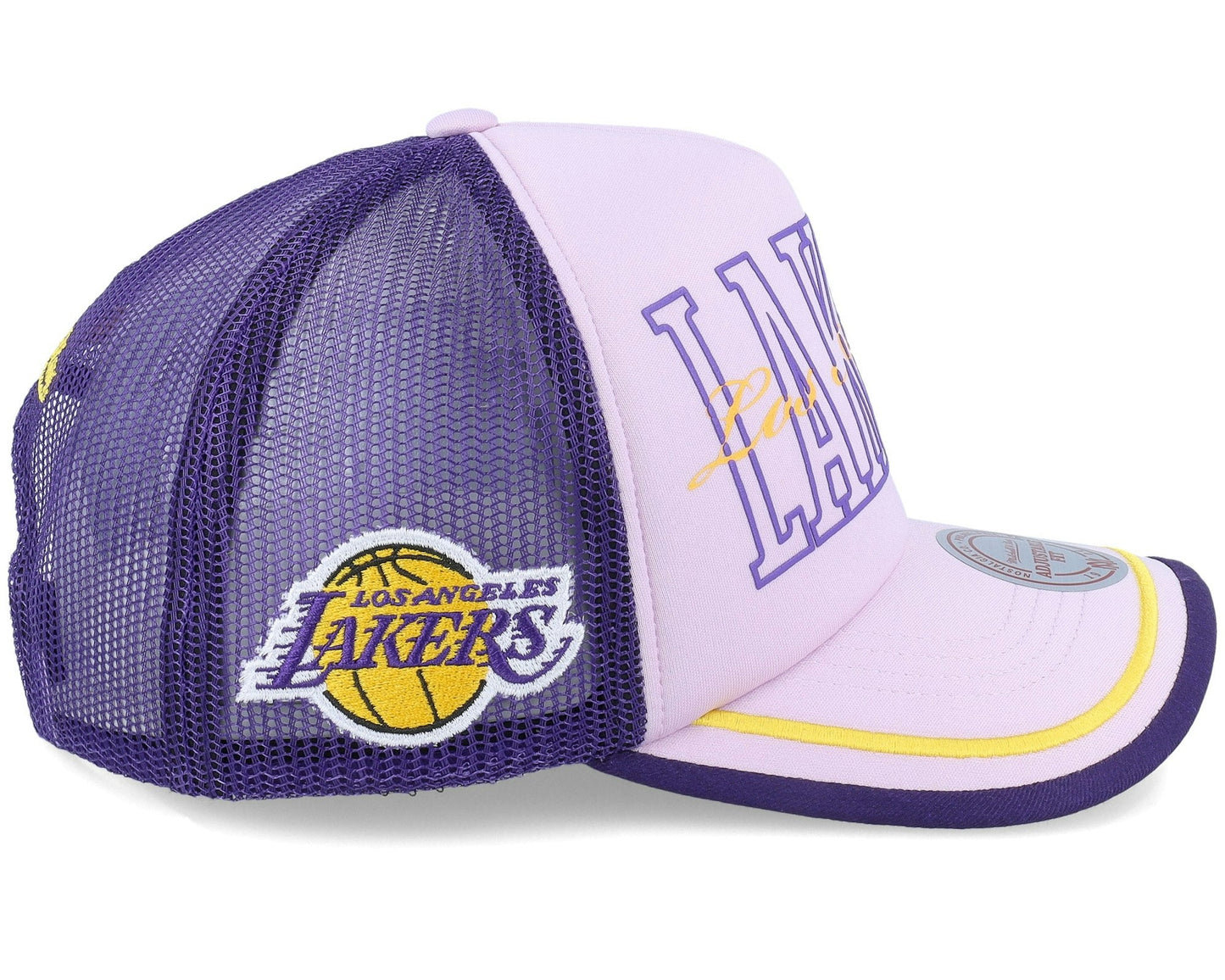 Mitchell & Ness Men's NBA Team Royalty Trucker Lakers Hats