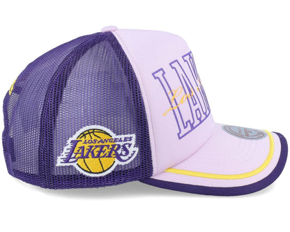 Mitchell & Ness Men's NBA Team Royalty Trucker Lakers Hats