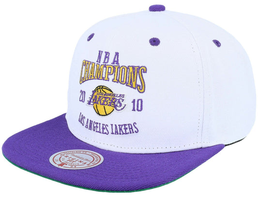 Mitchell & Ness Men's NBA Champ Series Snapback Lakers Snapback Caps