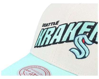 Mitchell & Ness Men's NHL Retro Type Pro Snapback Kraken Snapback Caps
