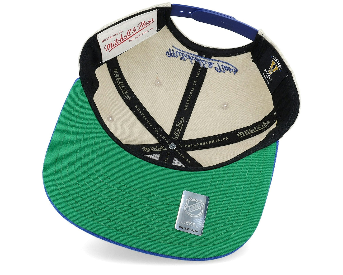 Mitchell & Ness Men's NHL Speed Zone Snapback Vntg Blues Snapback Caps