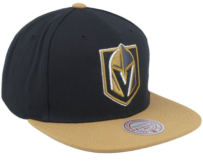 Mitchell & Ness Men's NHL 2 Tone Side Patch Snapback Knights Snapback Caps