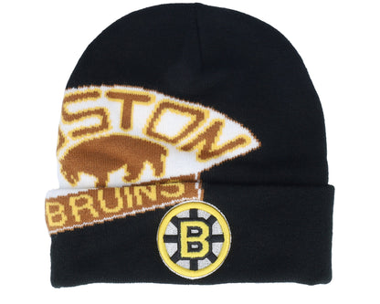 Mitchell & Ness Men's NHL Cricket Knit Vntg Bruins Beanies