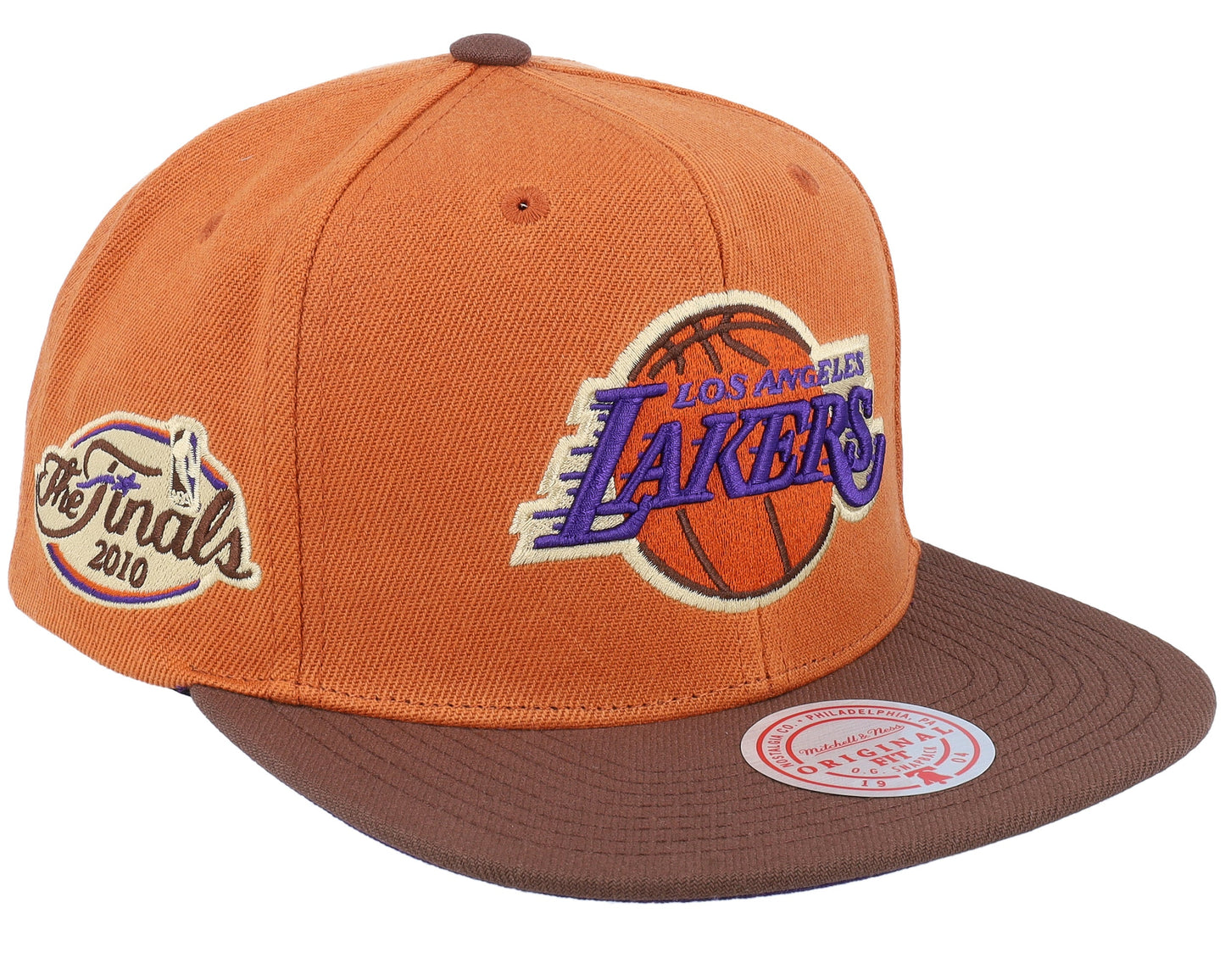 Men's Mitchell & Ness NBA Sweet Potato Pie Snapback Lakers