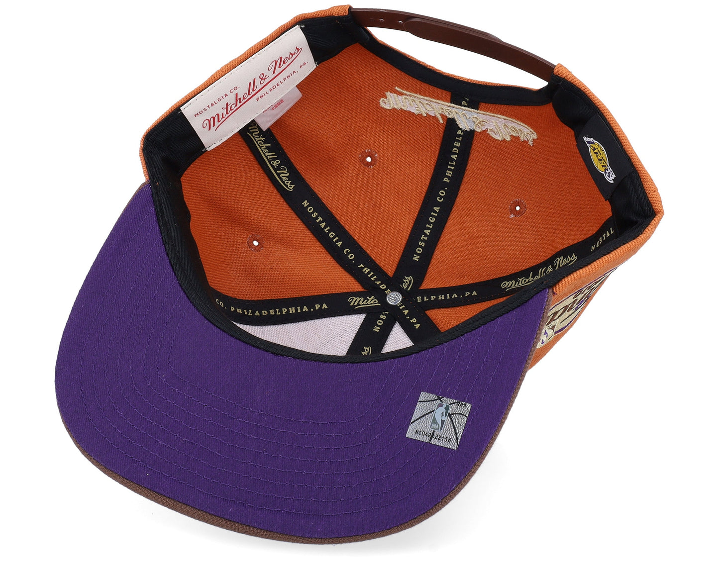 Men's Mitchell & Ness NBA Sweet Potato Pie Snapback Lakers
