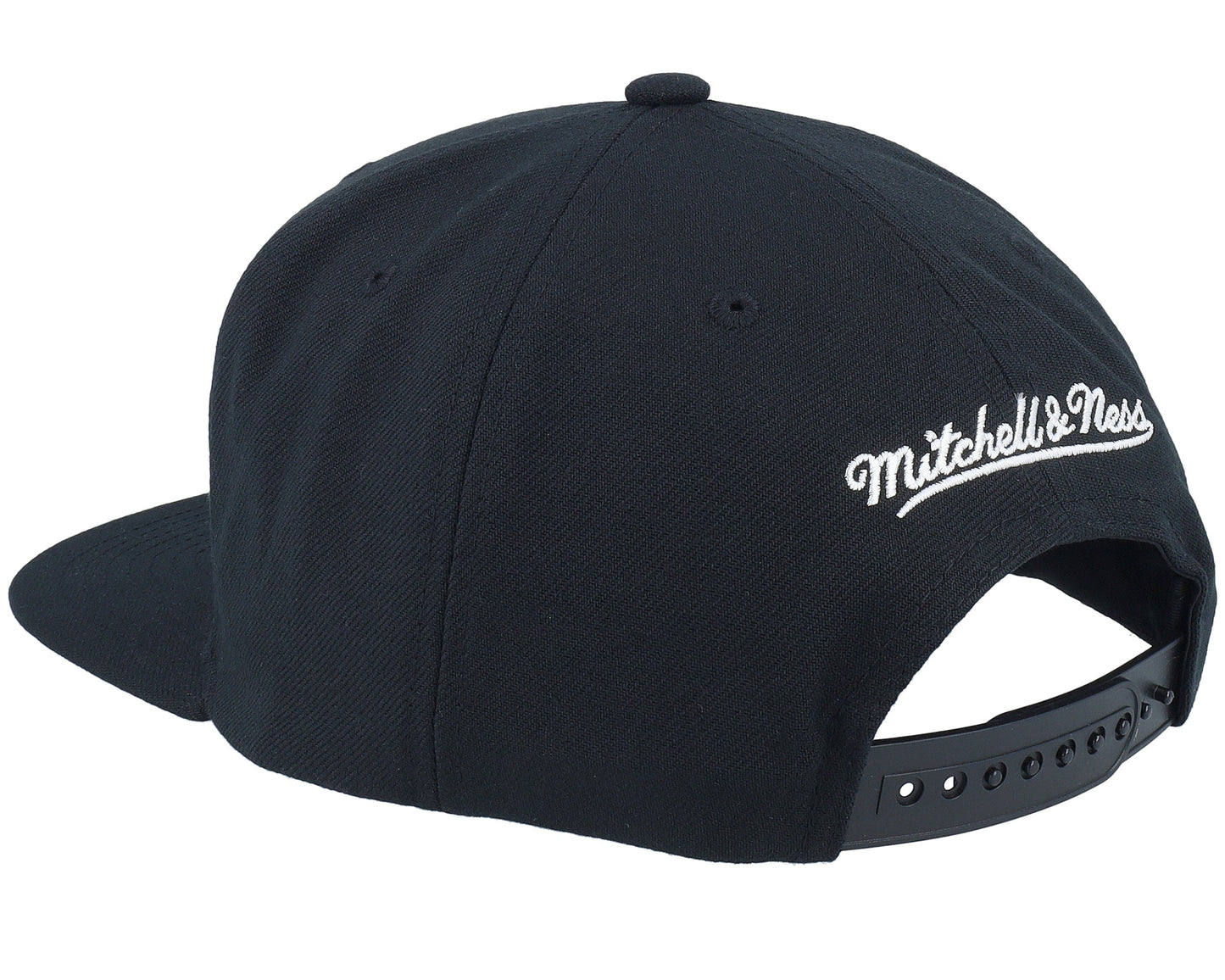 Men's Mitchell & Ness NBA Evergreen Black White Snapback Hwc Hornets