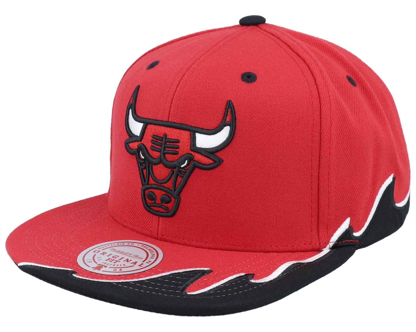 Men's Mitchell & Ness NBA Rising Tide Snapback Bulls