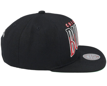 Mitchell & Ness Men's NBA Line Work Snapback Bulls Snapback Caps