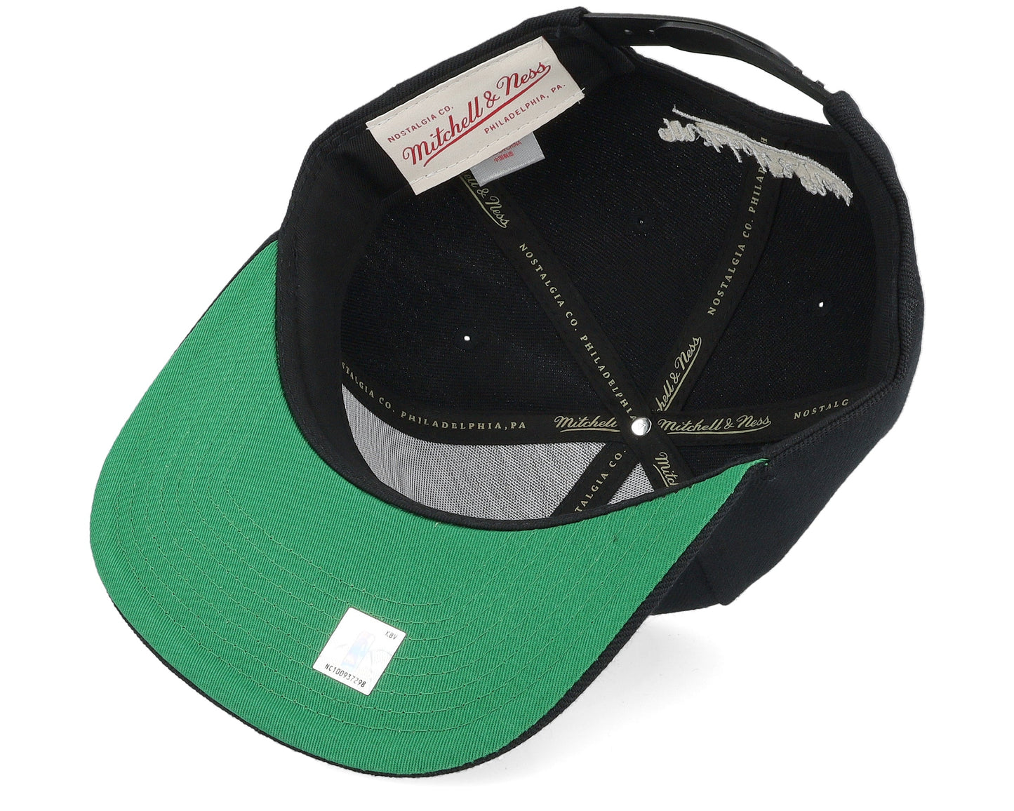 Men's Mitchell & Ness NBA Line Work Snapback Bulls