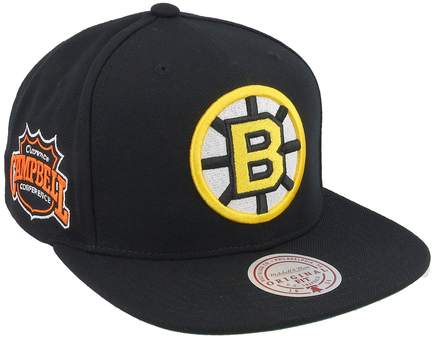 Mitchell & Ness Men's NHL Conference Patch Snapback Vntg Bruins Snapback Caps