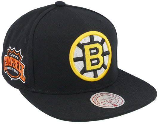 Mitchell & Ness Men's NHL Conference Patch Snapback Vntg Bruins Snapback Caps