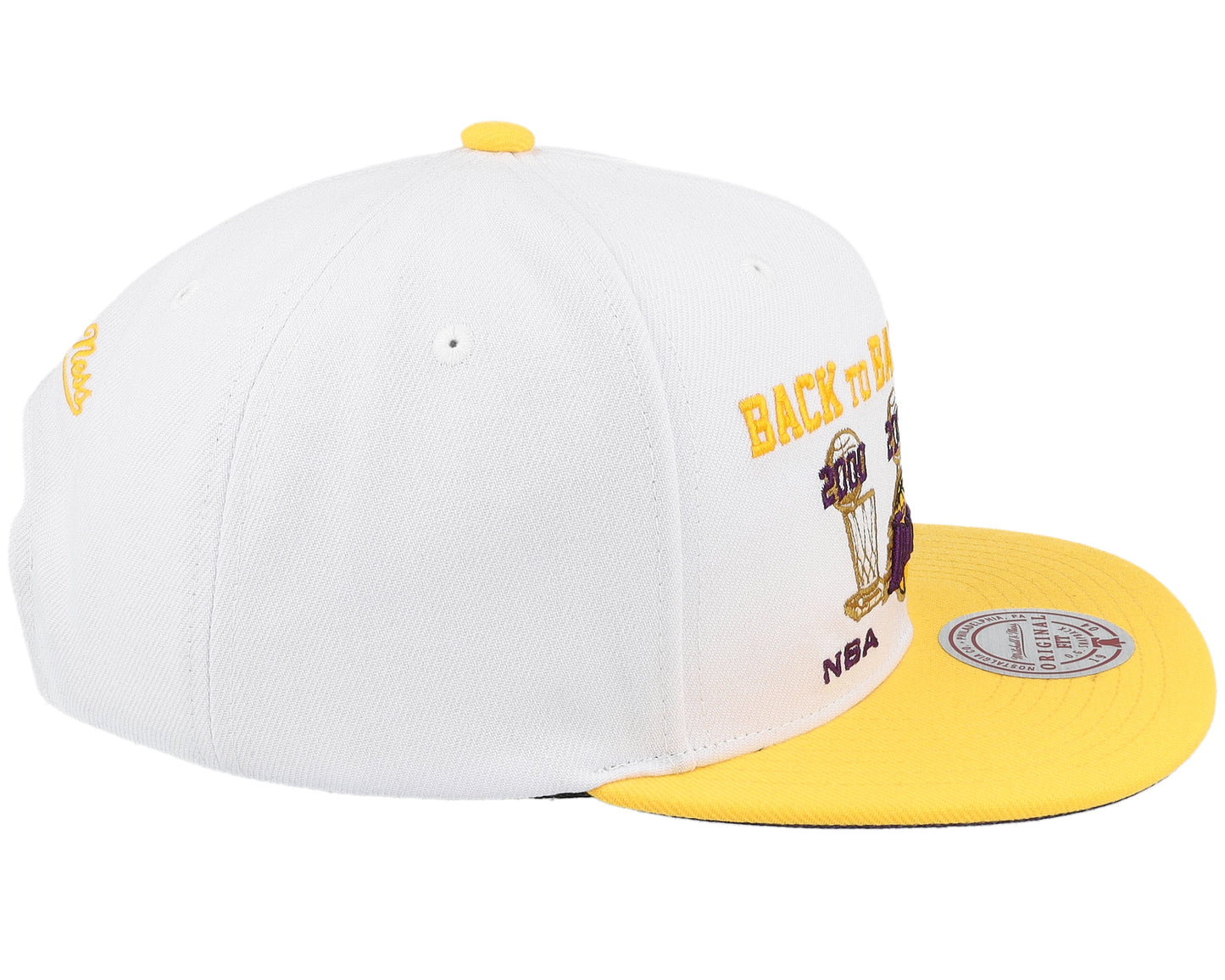 Mitchell & Ness Men's NBA 00-02 Champ Flipside Snapback Hwc Lakers Snapback Caps