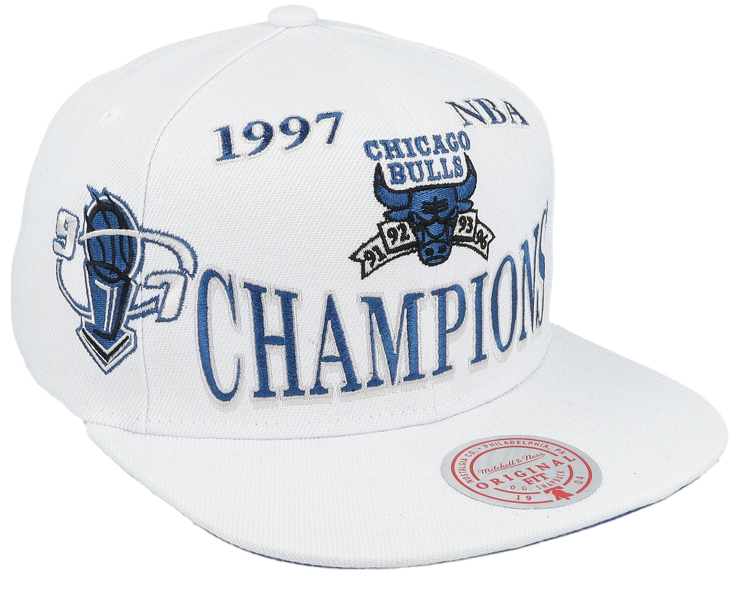 Men's Mitchell & Ness NBA 97 Champ Flipside Snapback Hwc Bulls