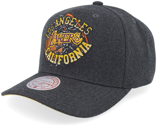Mitchell & Ness Men's NBA Graphic Heather Pro Hwc Lakers Ball Caps