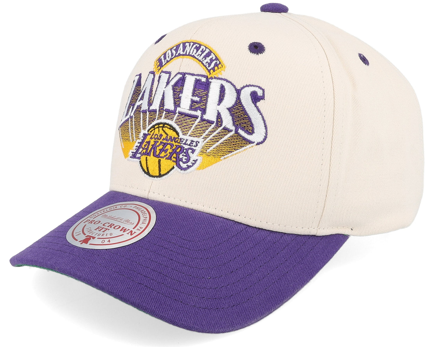 Men's Mitchell & Ness NBA Horizon Pro Snapback Lakers