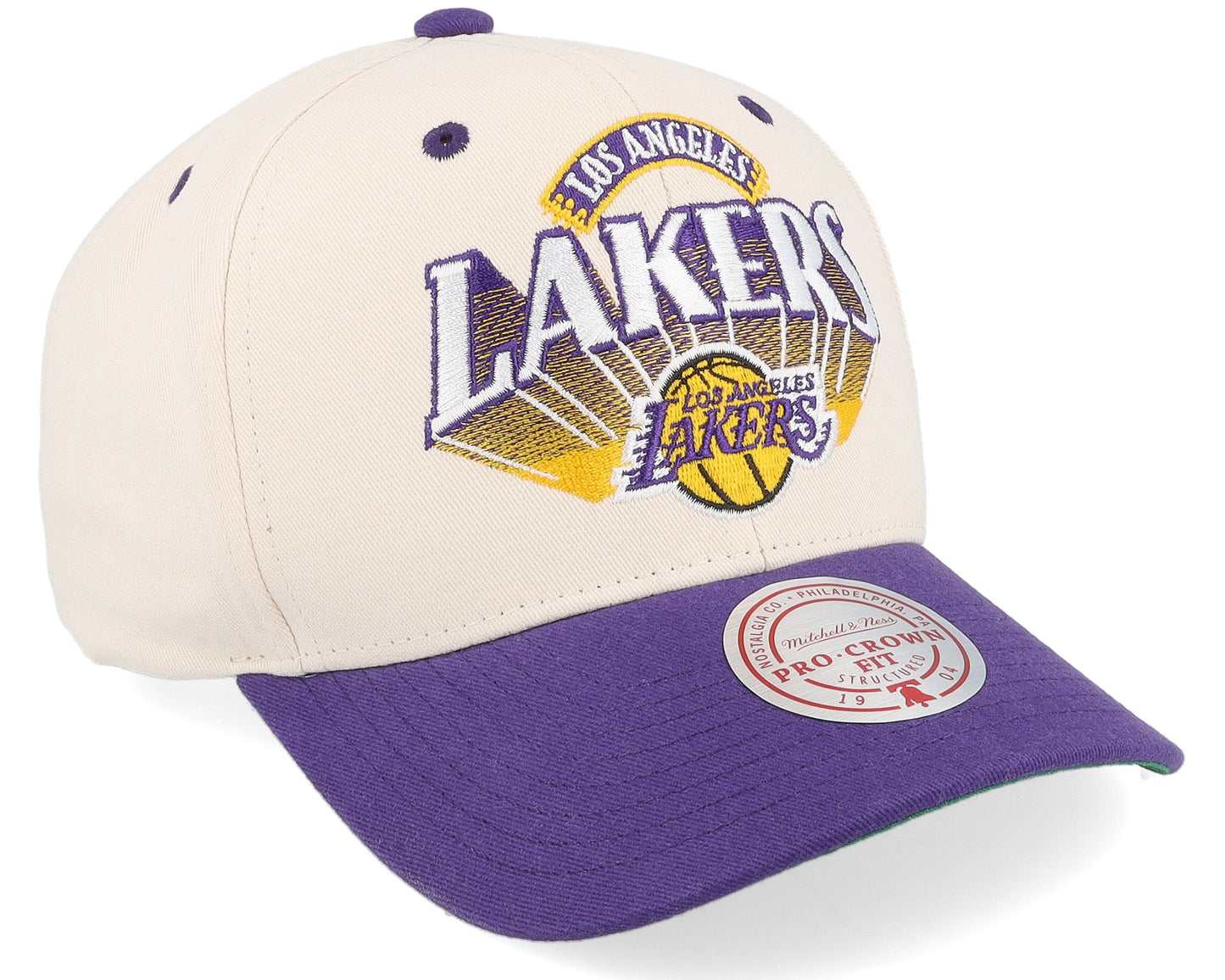 Men's Mitchell & Ness NBA Horizon Pro Snapback Lakers