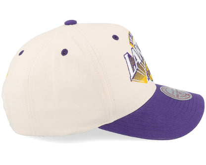 Mitchell & Ness Men's NBA Horizon Pro Snapback Lakers Snapback Caps