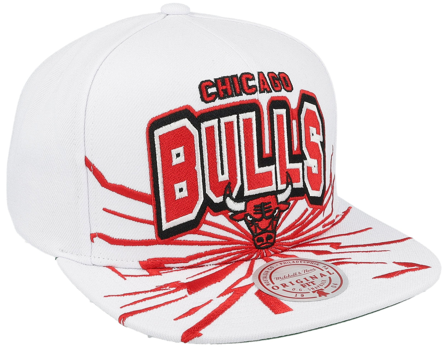 Men's Mitchell & Ness NBA Aftershock Snapback Bulls