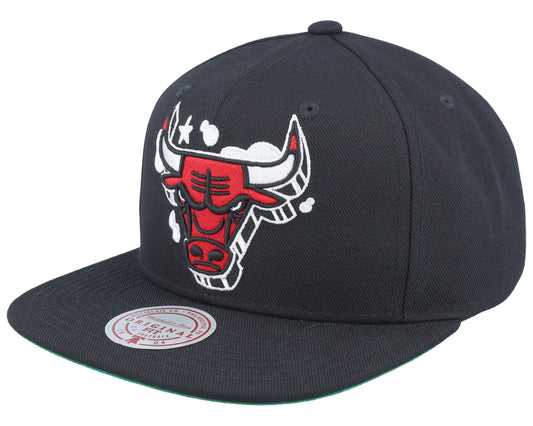 Men's Mitchell & Ness NBA Gshadow Snapback Bulls
