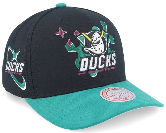 Men's Mitchell & Ness Nhl Groove Drip Pro Snapback Vntg Ducks
