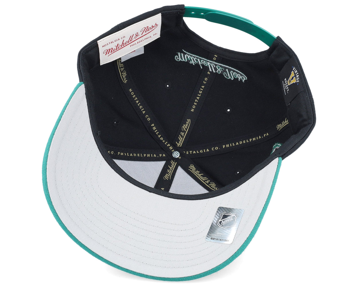 Men's Mitchell & Ness Nhl Groove Drip Pro Snapback Vntg Ducks