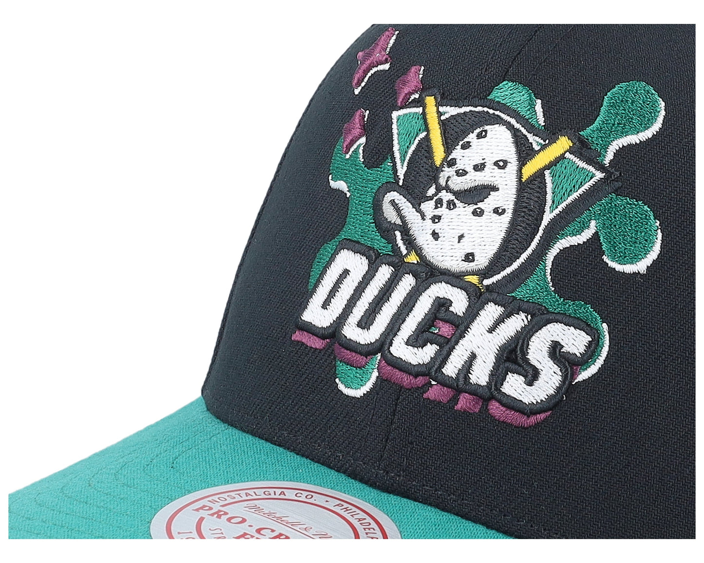Men's Mitchell & Ness Nhl Groove Drip Pro Snapback Vntg Ducks