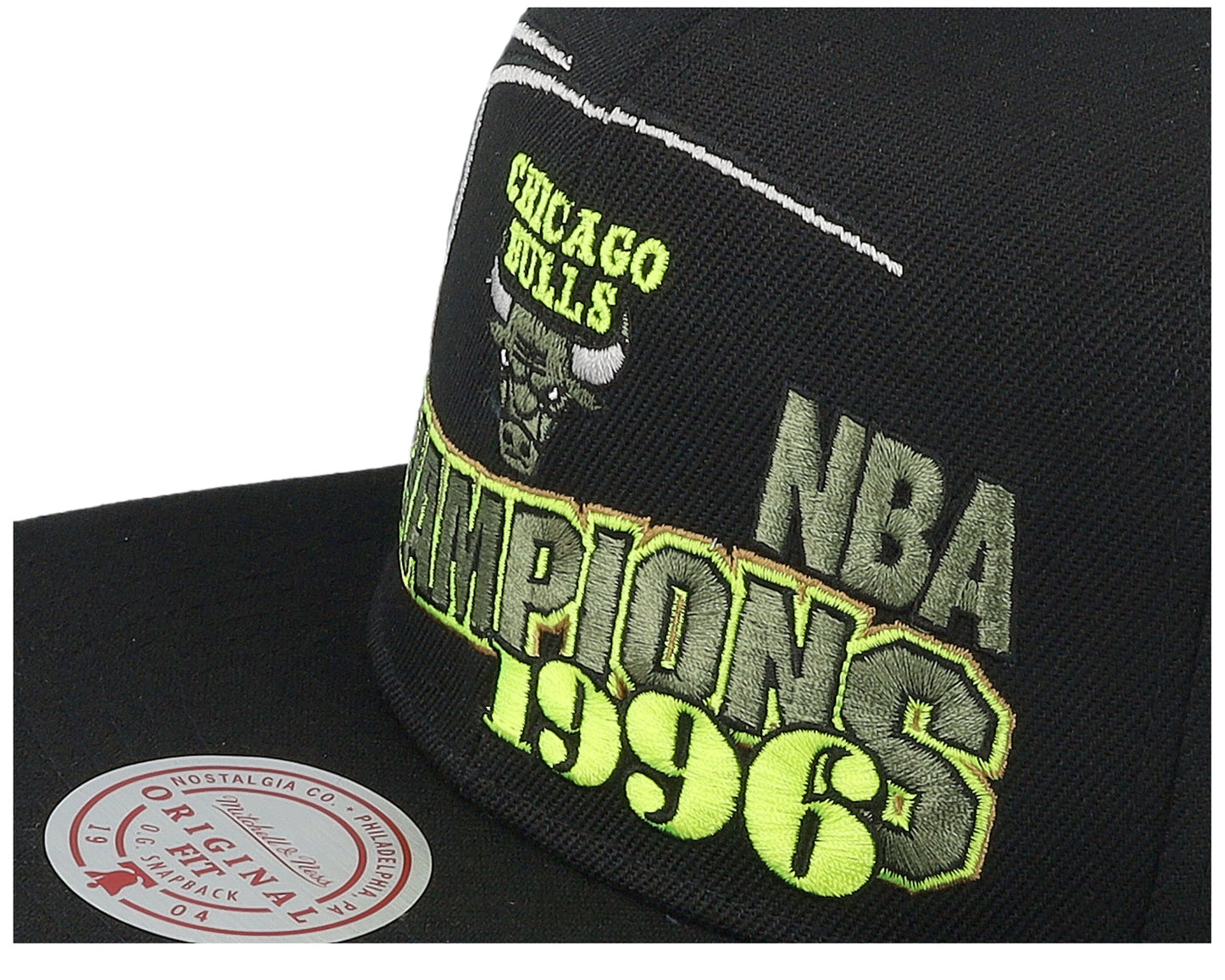 Mitchell & Ness Men's NBA 96 Champ Flipside Snapback Hwc Bulls Snapback Caps