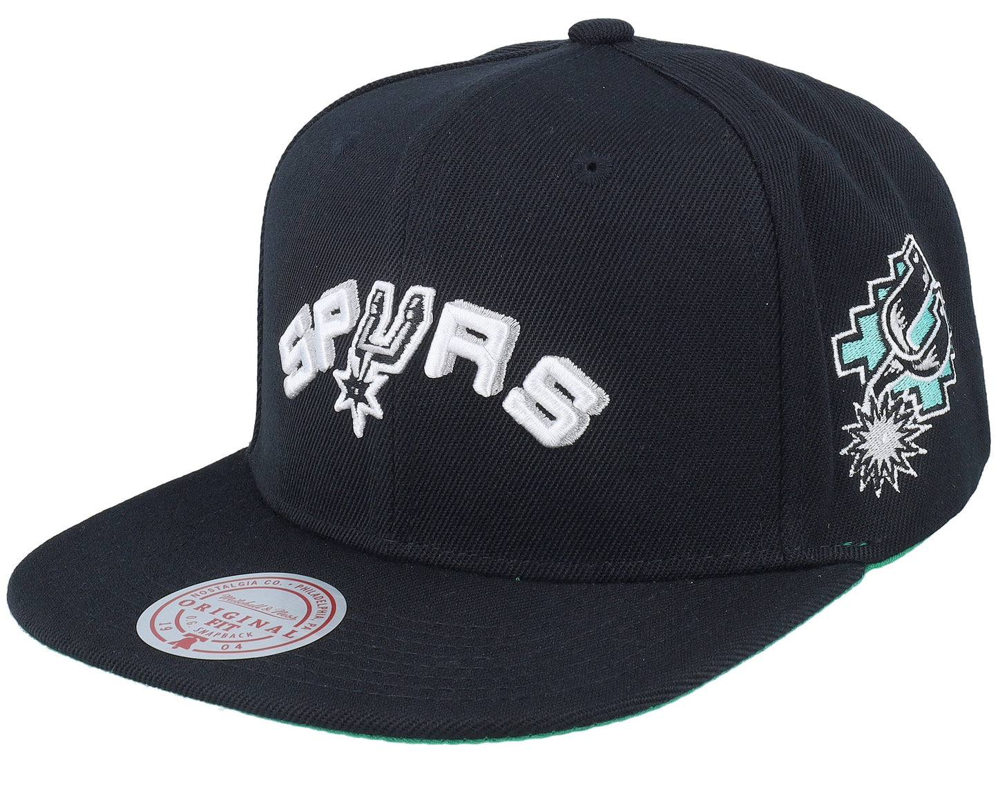 Men's Mitchell & Ness NBA Triple Play Snapback Hwc Spurs