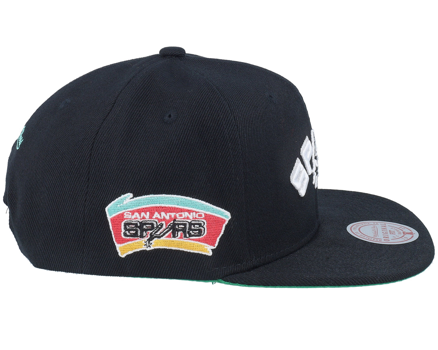 Men's Mitchell & Ness NBA Triple Play Snapback Hwc Spurs