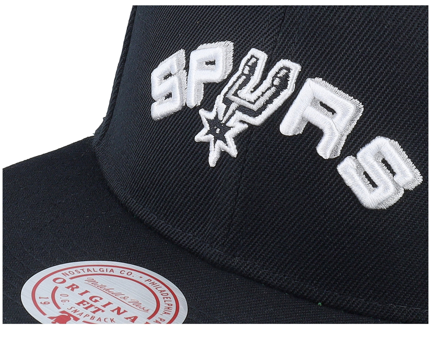 Men's Mitchell & Ness NBA Triple Play Snapback Hwc Spurs