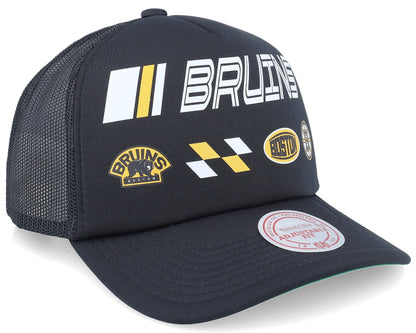 Mitchell & Ness Men's NHL Speedway Trucker Bruins Ball Caps