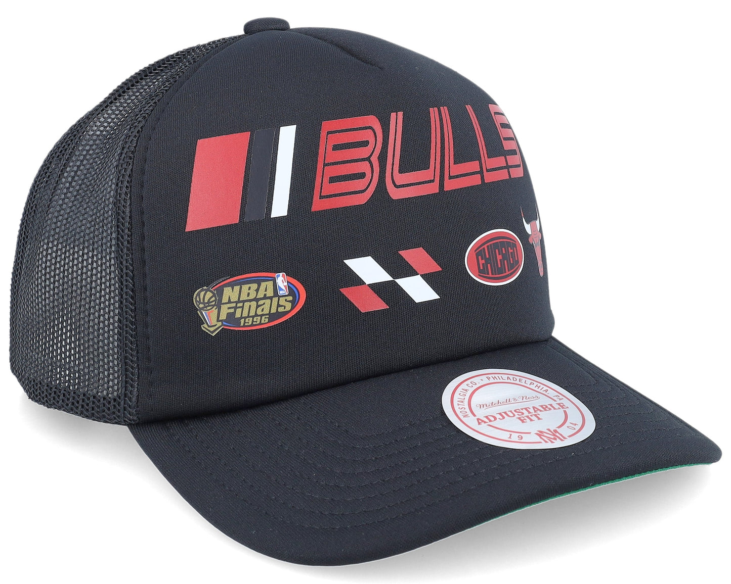 Men's Mitchell & Ness NBA Speedway Trucker Hwc Bulls