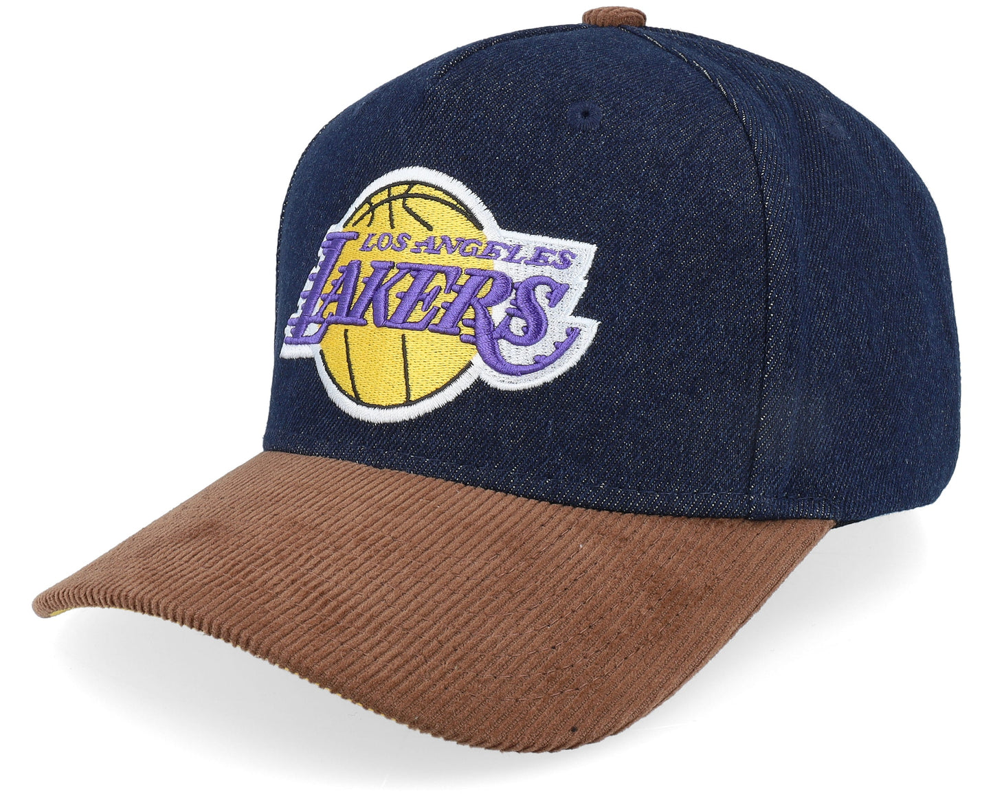 Mitchell & Ness Men's NBA D-Stressed Pro Snapback Lakers Snapback Caps