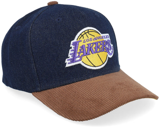 Mitchell & Ness Men's NBA D-Stressed Pro Snapback Lakers Snapback Caps